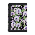 Watercolor Cattleya Pattern Print Trifold Wallet