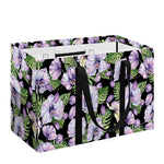 Watercolor Cattleya Pattern Print Utility Tote Bag