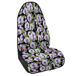 Watercolor Cattleya Pattern Print Waterproof Car Seat Cover