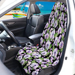 Watercolor Cattleya Pattern Print Waterproof Car Seat Cover