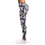 Watercolor Cattleya Pattern Print Women's Leggings