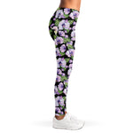 Watercolor Cattleya Pattern Print Women's Leggings