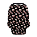 Watercolor Cherry Blossom Pattern Print Baby Seat Cover