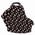 Watercolor Cherry Blossom Pattern Print Baby Seat Cover