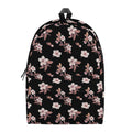 Watercolor Cherry Blossom Pattern Print School Backpack