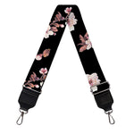 Watercolor Cherry Blossom Pattern Print Bag Strap