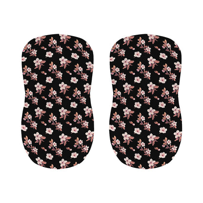 Watercolor Cherry Blossom Pattern Print Bar Stool Covers