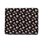 Watercolor Cherry Blossom Pattern Print Bifold Wallet