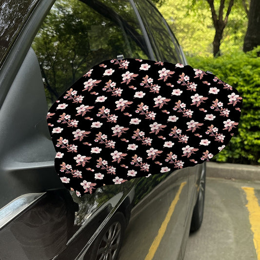 Watercolor Cherry Blossom Pattern Print Car Side Mirror Covers