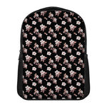 Watercolor Cherry Blossom Pattern Print Casual Backpack