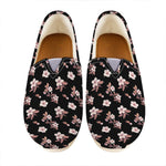 Watercolor Cherry Blossom Pattern Print Casual Shoes