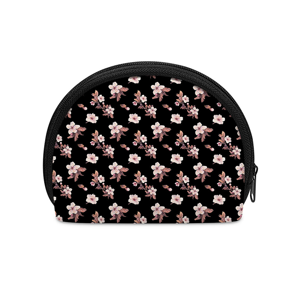 Watercolor Cherry Blossom Pattern Print Coin Purse