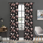 Watercolor Cherry Blossom Pattern Print Curtain