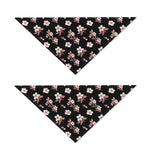 Watercolor Cherry Blossom Pattern Print Dog Bandana