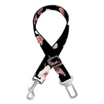 Watercolor Cherry Blossom Pattern Print Dog Seat Belt