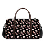 Watercolor Cherry Blossom Pattern Print Duffle Bag