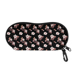 Watercolor Cherry Blossom Pattern Print Glasses Case
