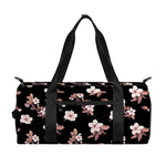 Watercolor Cherry Blossom Pattern Print Gym Bag