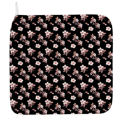 Watercolor Cherry Blossom Pattern Print Hand Towel