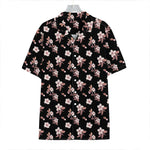 Watercolor Cherry Blossom Pattern Print Hawaiian Shirt