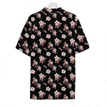 Watercolor Cherry Blossom Pattern Print Hawaiian Shirt