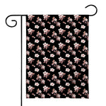 Watercolor Cherry Blossom Pattern Print House Flag