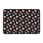 Watercolor Cherry Blossom Pattern Print Kitchen Mat