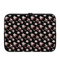 Watercolor Cherry Blossom Pattern Print Laptop Sleeve
