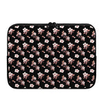Watercolor Cherry Blossom Pattern Print Laptop Sleeve