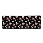 Watercolor Cherry Blossom Pattern Print Long Kitchen Mat