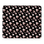 Watercolor Cherry Blossom Pattern Print Mouse Pad