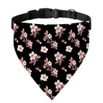 Watercolor Cherry Blossom Pattern Print Over The Collar Dog Bandana