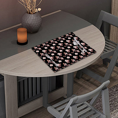 Watercolor Cherry Blossom Pattern Print Placemat