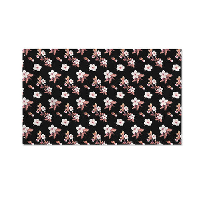 Watercolor Cherry Blossom Pattern Print Polyester Flag