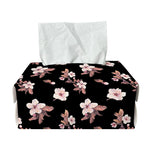 Watercolor Cherry Blossom Pattern Print Rectangle Tissue Box Cover
