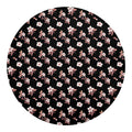 Watercolor Cherry Blossom Pattern Print Round Blanket