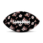 Watercolor Cherry Blossom Pattern Print Rugby Ball