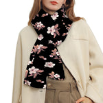 Watercolor Cherry Blossom Pattern Print Scarf