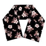 Watercolor Cherry Blossom Pattern Print Scarf