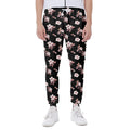 Watercolor Cherry Blossom Pattern Print Joggers