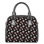 Watercolor Cherry Blossom Pattern Print Shoulder Handbag