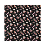 Watercolor Cherry Blossom Pattern Print Silk Bandana