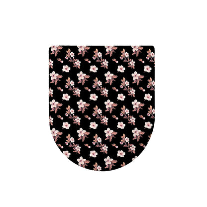 Watercolor Cherry Blossom Pattern Print Toilet Lid Cover