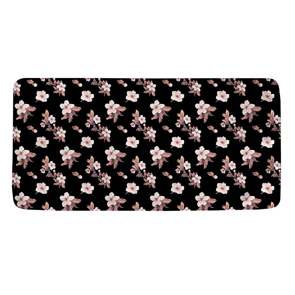 Watercolor Cherry Blossom Pattern Print Towel
