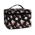Watercolor Cherry Blossom Pattern Print Travel Makeup Bag