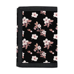 Watercolor Cherry Blossom Pattern Print Trifold Wallet