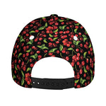 Watercolor Cherry Pattern Print Baseball Cap