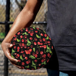 Watercolor Cherry Pattern Print Basketball