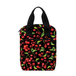 Watercolor Cherry Pattern Print Bible Tote Bag