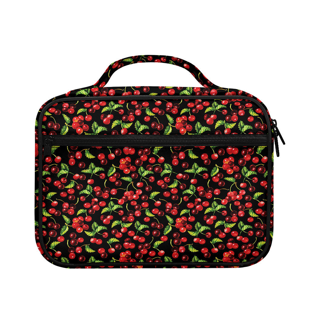 Watercolor Cherry Pattern Print Briefcase Bible Bag